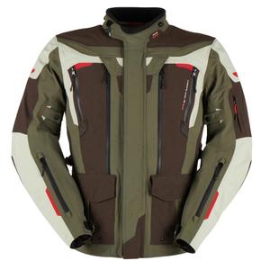 Furygan Voyager grün-braun-beige Motorradjacke
