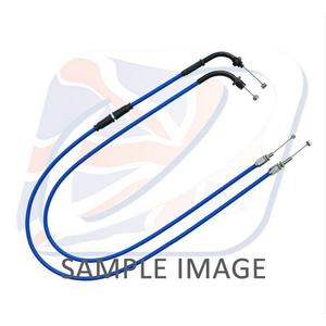Throttle cables (pair) Venhill H02-4-122-BL featherlight blau