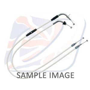 Throttle cables (pair) Venhill H02-4-122-WT featherlight weiß