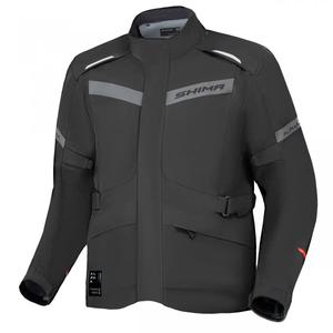 Shima Alpha Motorradjacke schwarz