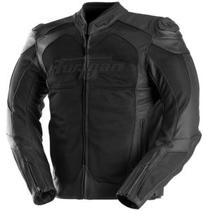 Furygan Speed Mesh 3 Leder-Motorradjacke schwarz