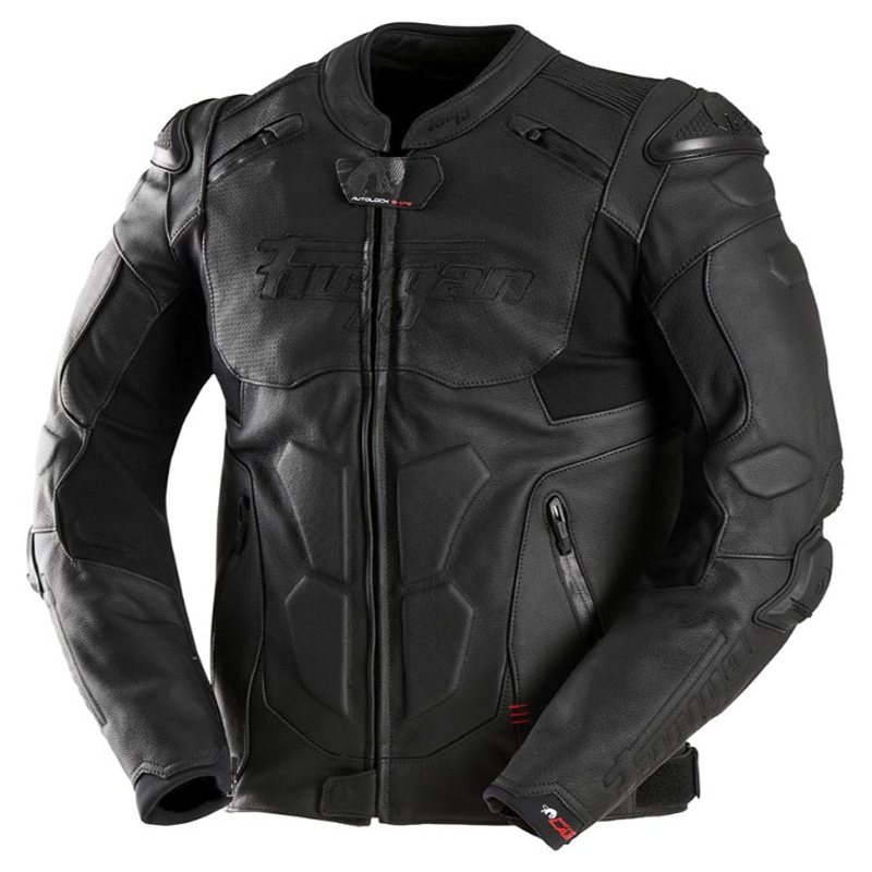 Furygan Ghost Evo Leder Motorradjacke schwarz