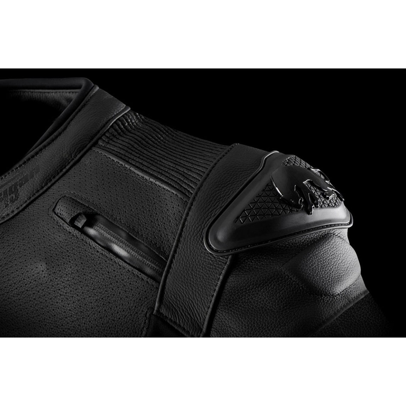 Furygan Ghost Evo Leder Motorradjacke schwarz