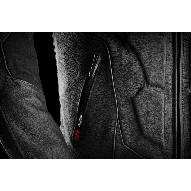 Furygan Ghost Evo Leder Motorradjacke schwarz