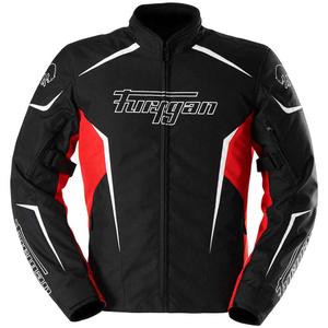 Motorradjacke Furygan Yori schwarz-rot-weiß