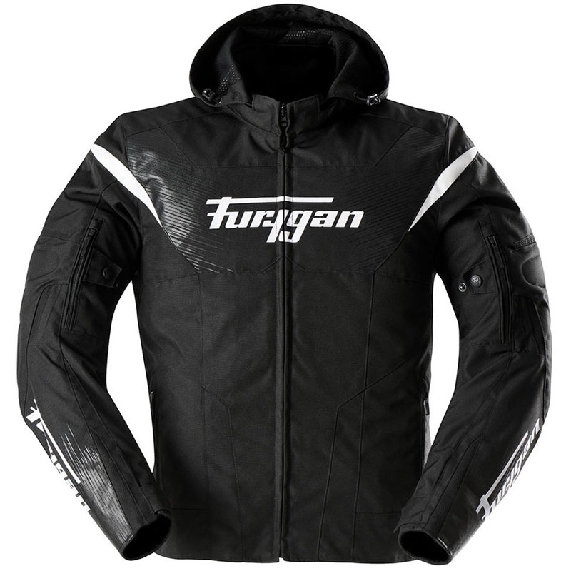 Furygan Shard Motorradjacke schwarz-weiß