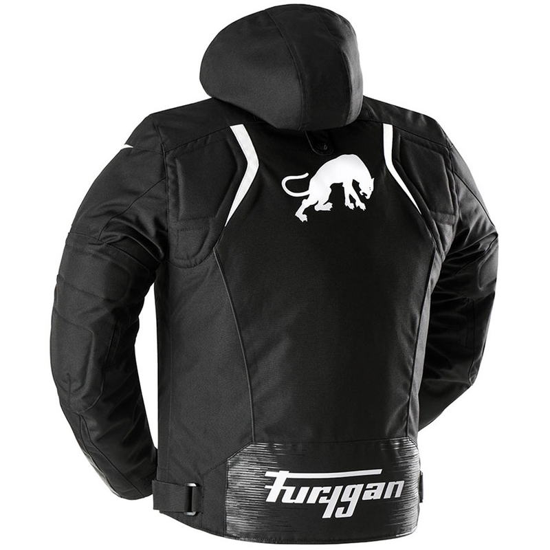 Furygan Shard Motorradjacke schwarz-weiß