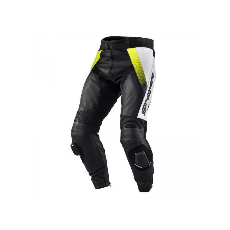 Shima STR Schwarz-Weiß-Fluo Gelb Motorradhosen Ausverkauf
