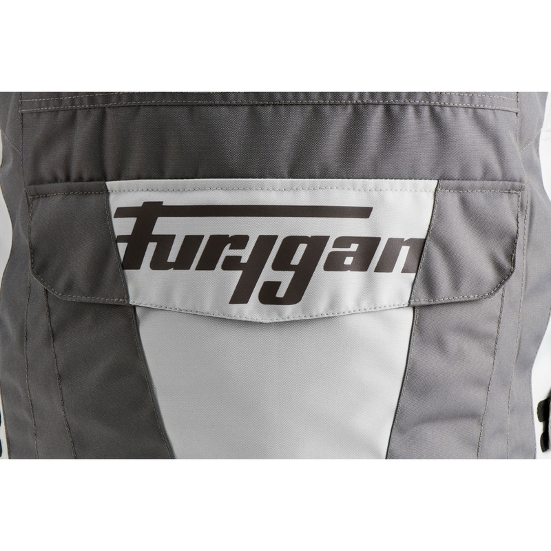 Furygan Apalaches Evo Motorradjacke grau-beige-rot