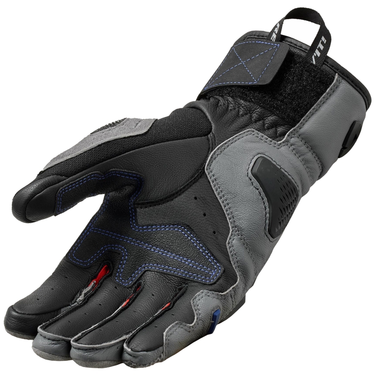 Revit Sand 5 Motorradhandschuhe grau-rot