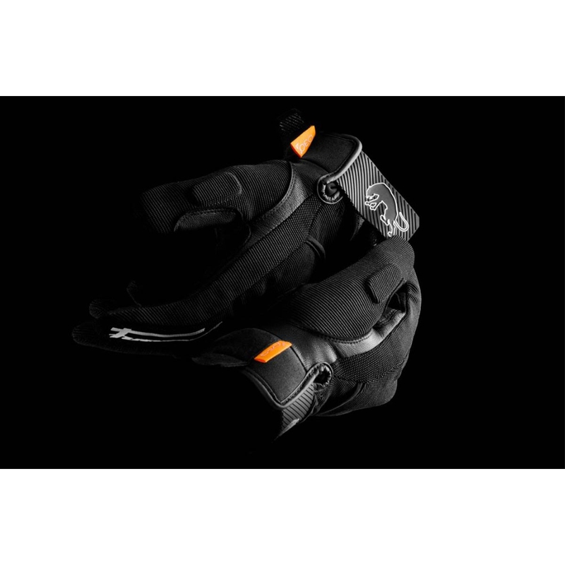 Furygan Jet D3O Evo Motorradhandschuhe schwarz-weiß