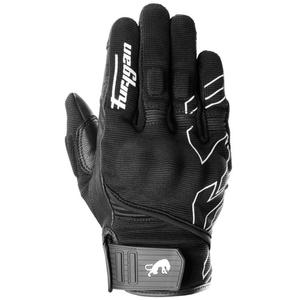 Furygan Jet Neon D3O Motorradhandschuhe schwarz-weiß