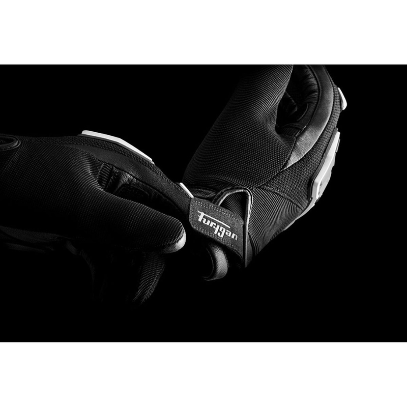 Furygan Shade Motorradhandschuhe schwarz-weiß