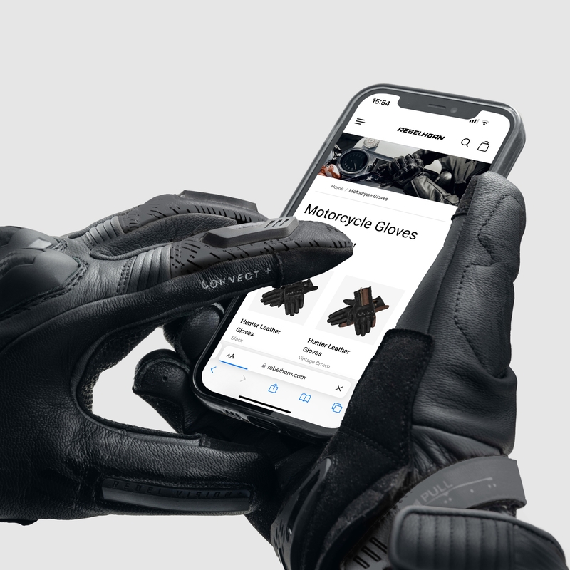 Rebelhorn Viper Motorradhandschuhe schwarz