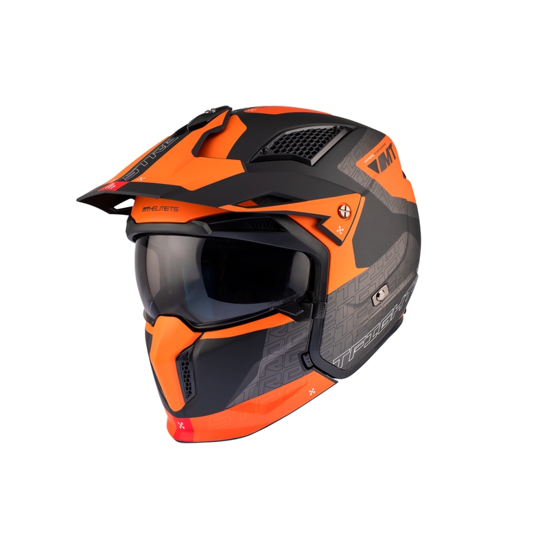 Jethelm MT Streetfighter SV Totem B4 schwarz-grau-orange