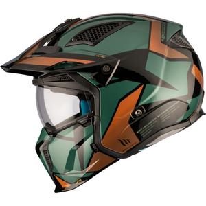 Jethelm MT Streetfighter SV S P1R A9 schwarz-braun-grün Ausverkauf