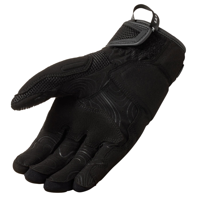 Revit Cavern Motorradhandschuhe Schwarz