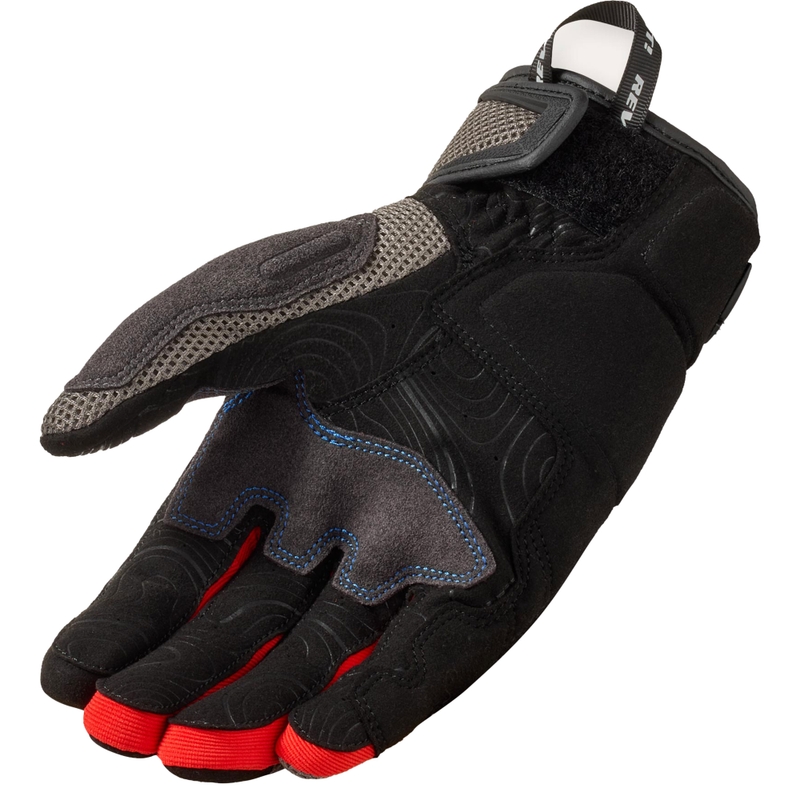 Motorradhandschuhe Revit Cavern Grau-Rot