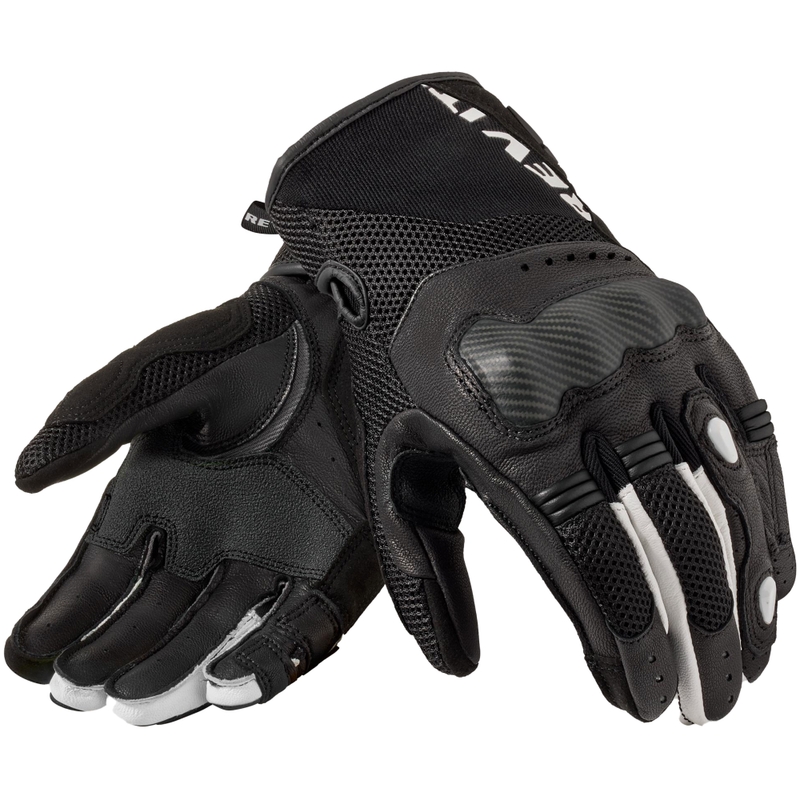 Revit Blaze Motorradhandschuhe schwarz-weiß