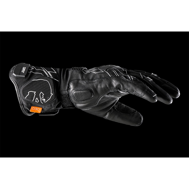Furygan Starker D3O® PrimaLoft® 37.5® Motorradhandschuhe schwarz-weiß