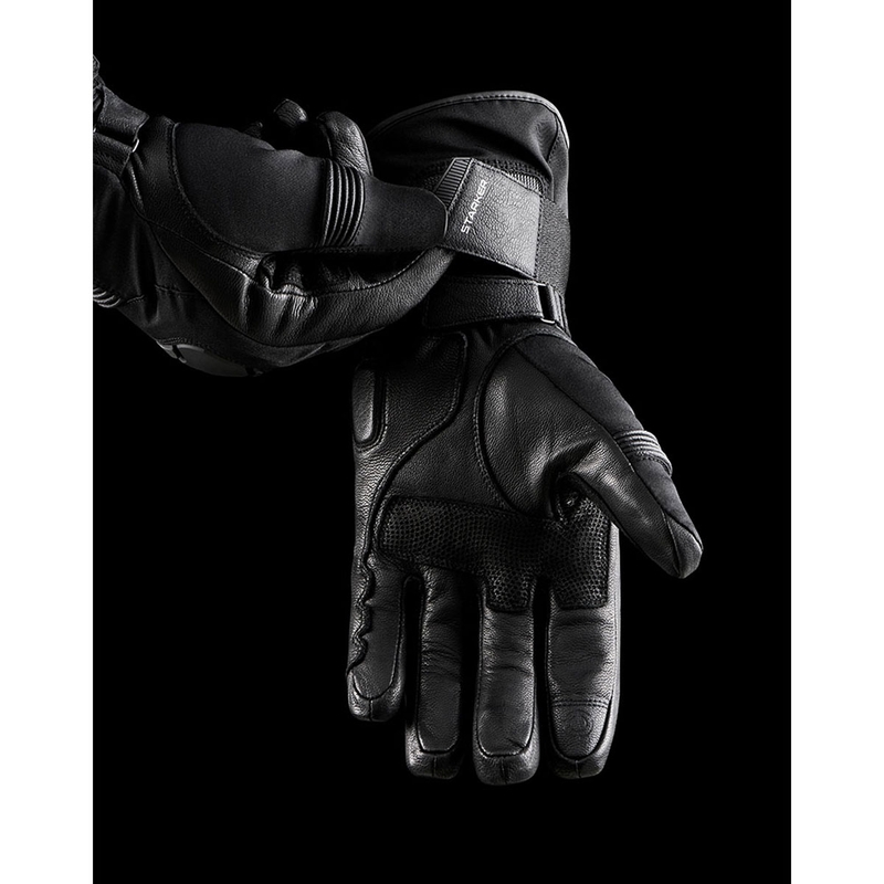 Furygan Starker D3O® PrimaLoft® 37.5® Motorradhandschuhe schwarz-weiß