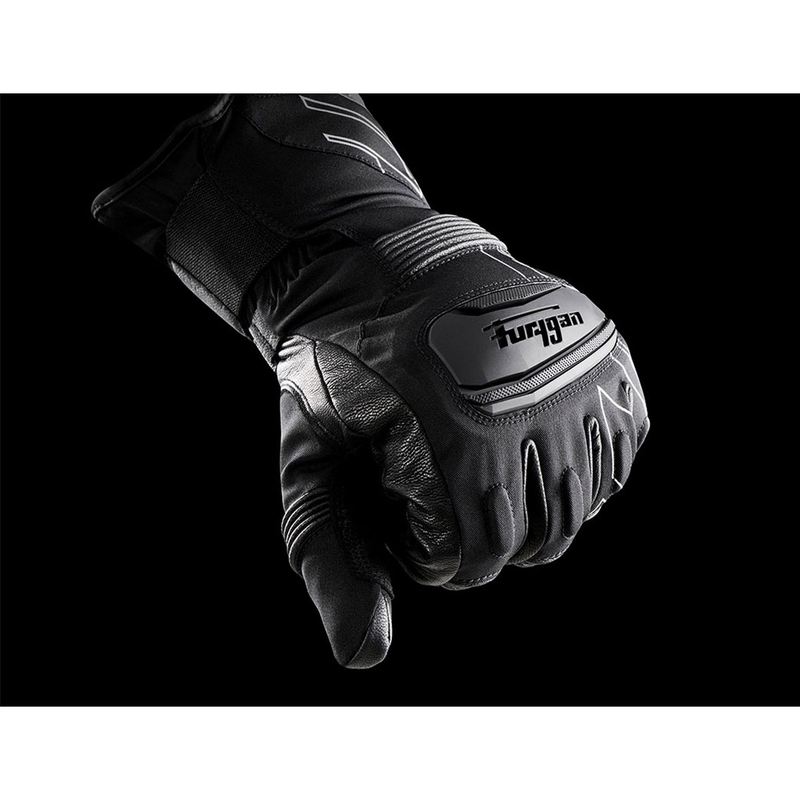 Furygan Starker D3O® PrimaLoft® 37.5® Motorradhandschuhe schwarz-weiß