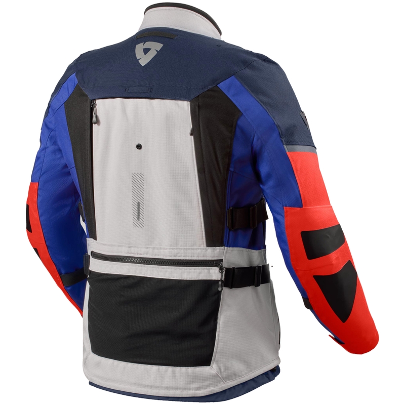 Revit Sand 5 H2O Motorradjacke silber-blau