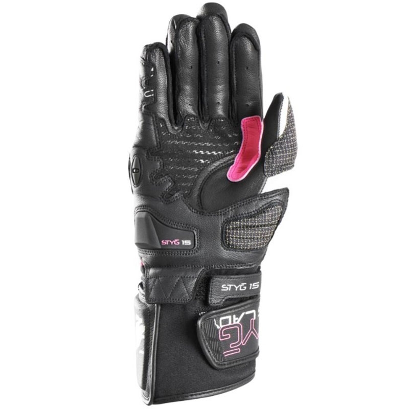 Damen Motorradhandschuhe Furygan Styg 15 Lady schwarz-pink