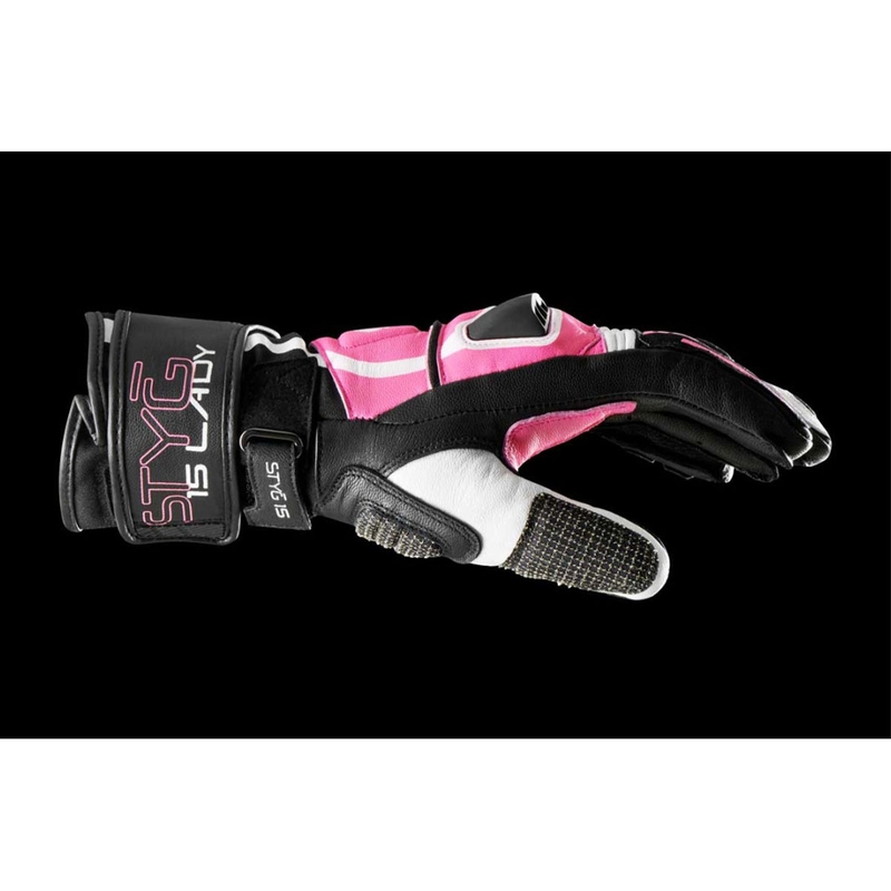 Damen Motorradhandschuhe Furygan Styg 15 Lady schwarz-pink