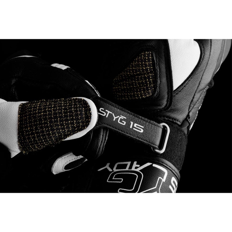 Damen Motorradhandschuhe Furygan Styg 15 Lady schwarz-weiß
