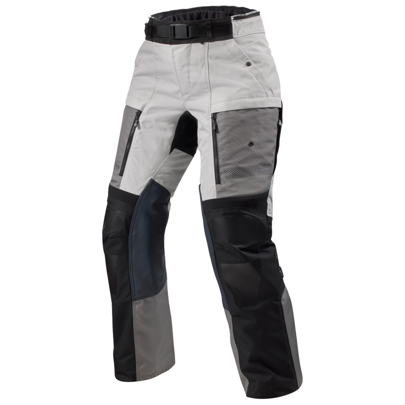 Revit Sand 5 H2O Damen Cropped Motorradhose silber-schwarz