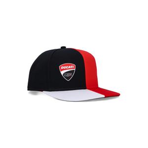 Ducati Flatcap rot-schwarz-weiß