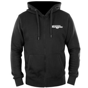 Sweatshirt Furygan Corpo Zip Schwarz-Weiß