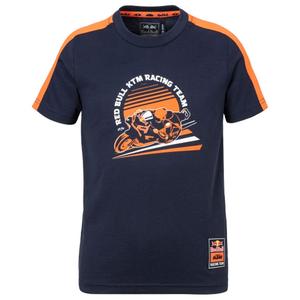 T-Shirt KTM Red Bull Racing Grid Kinder Blau-Orange