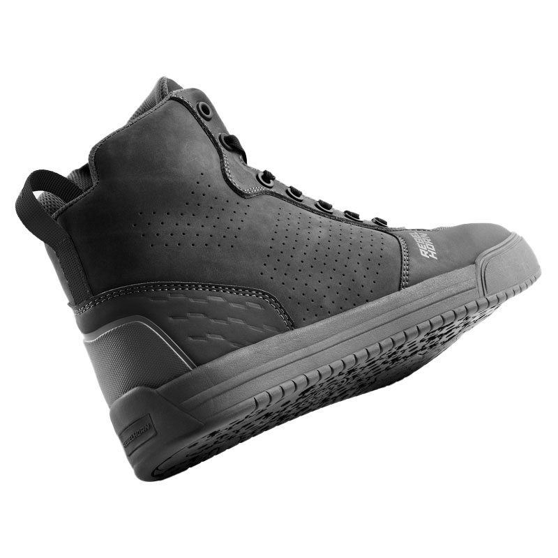 Rebelhorn Spike Motorradstiefel aus Leder, schwarz