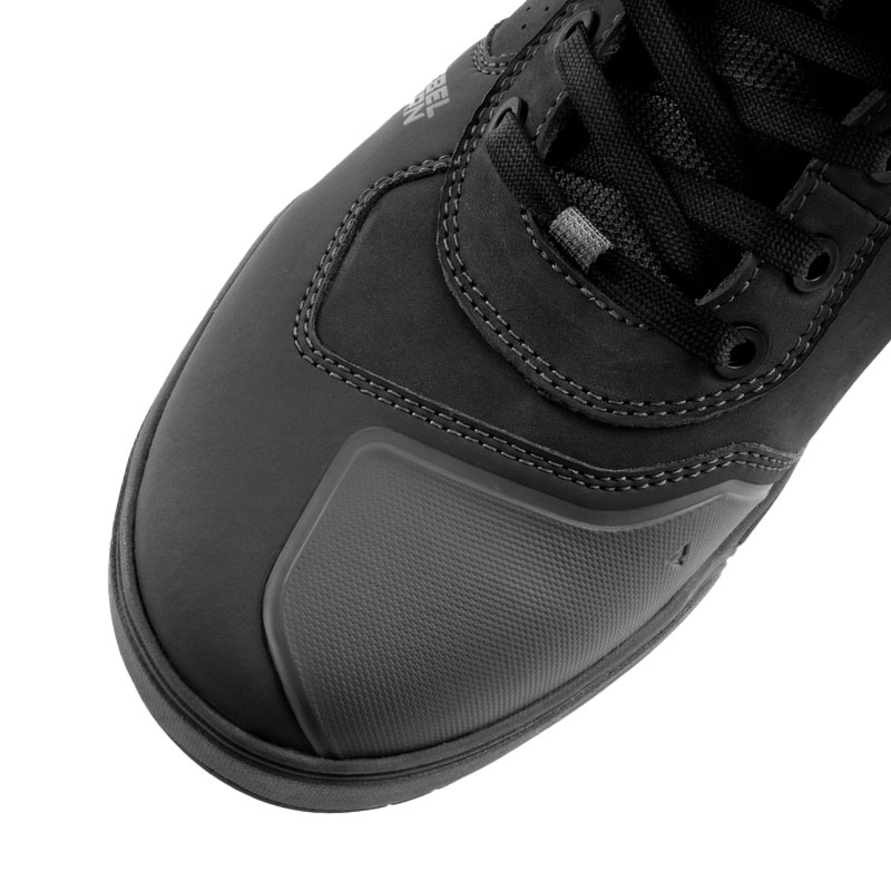 Rebelhorn Spike Motorradstiefel aus Leder, schwarz