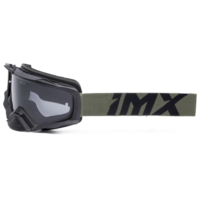 Motocrossbrille iMX Dust schwarz-bronze mit klarem Plexiglas