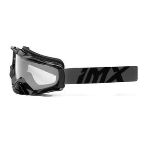 Motocrossbrille iMX Dust Graphic grau-schwarz mit klarem Plexiglas