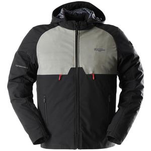 Motorradjacke Furygan Addax schwarz-khaki grün