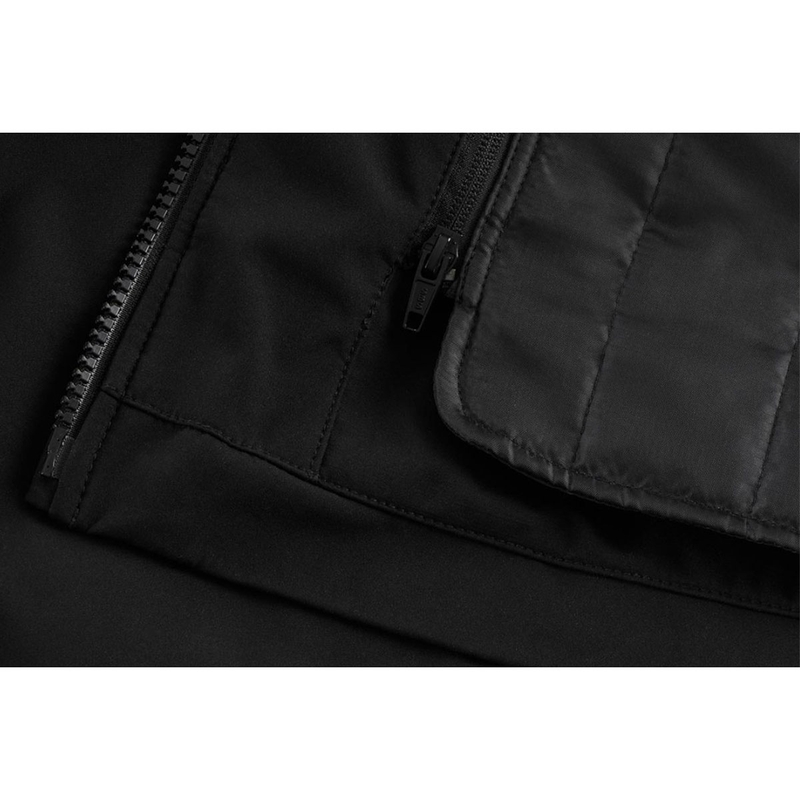 Motorradjacke Furygan Addax schwarz-khaki grün