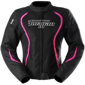 Furygan Odessa Vented 3 in 1 Damen Motorradjacke schwarz-weiß-pink