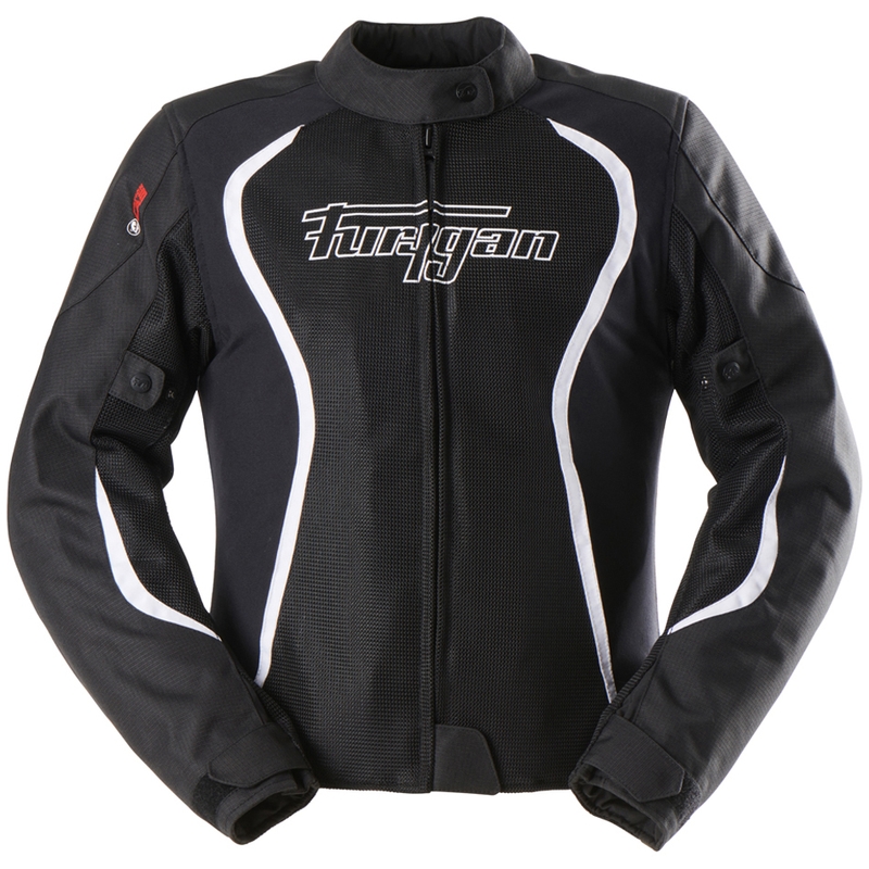 Furygan Odessa Vented 3 in 1 Damen Motorradjacke schwarz-weiß