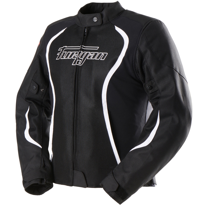 Furygan Odessa Vented 3 in 1 Damen Motorradjacke schwarz-weiß