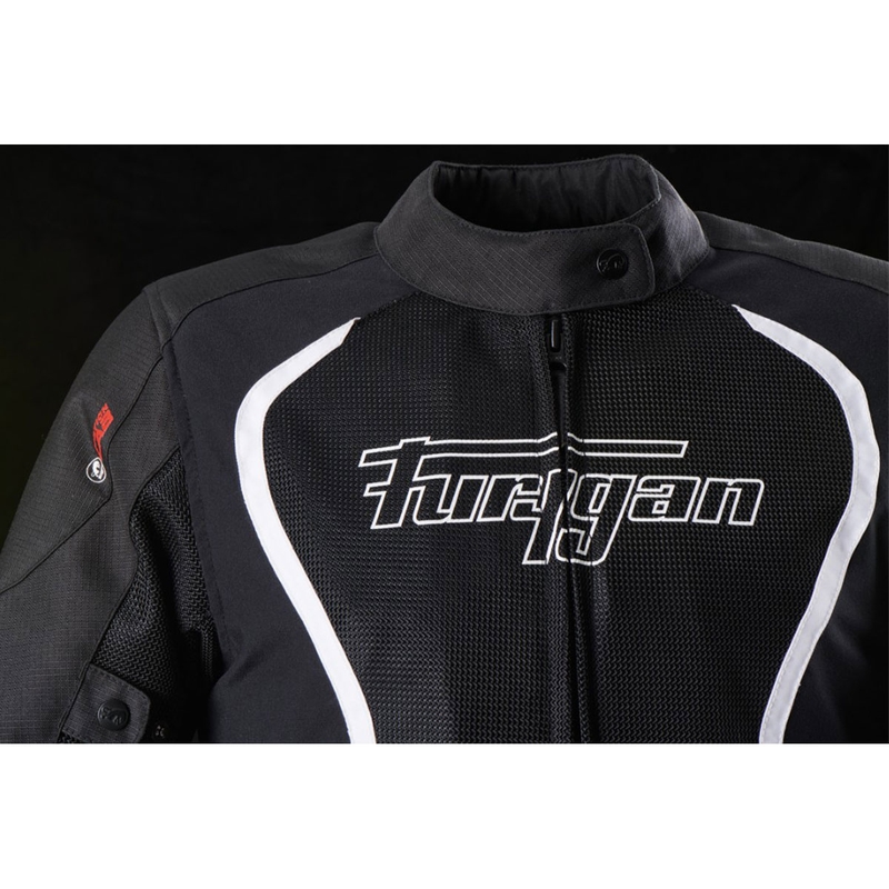 Furygan Odessa Vented 3 in 1 Damen Motorradjacke schwarz-weiß