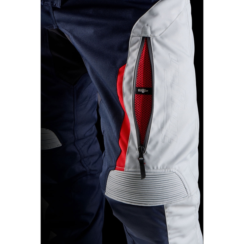 Furygan Killington Motorradhose blau-beige-rot