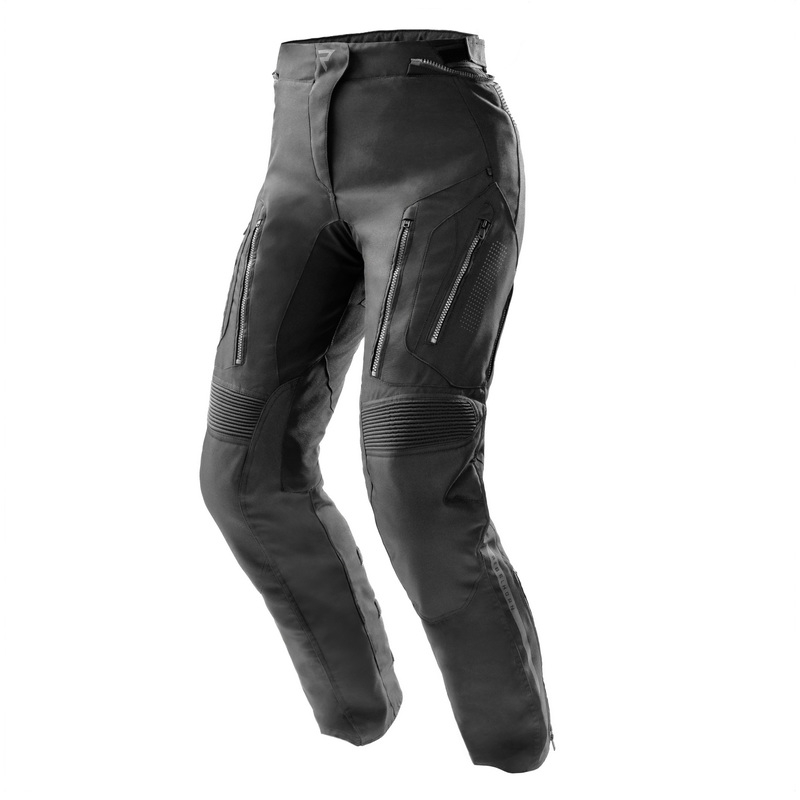 Rebelhorn Hiker IV verkürzte Damen-Motorradhose, schwarz