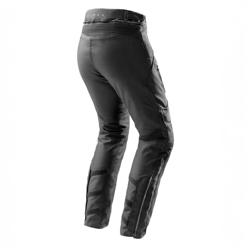 Rebelhorn Hiker IV verkürzte Damen-Motorradhose, schwarz