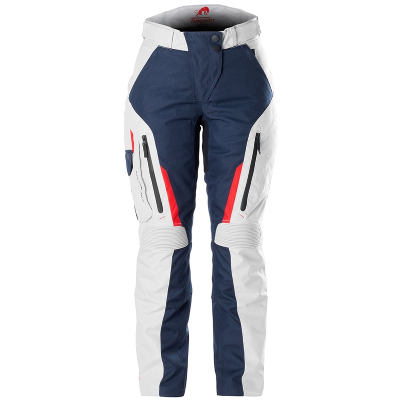 Damen Motorradhose Furygan Killington Lady blau-beige-rot