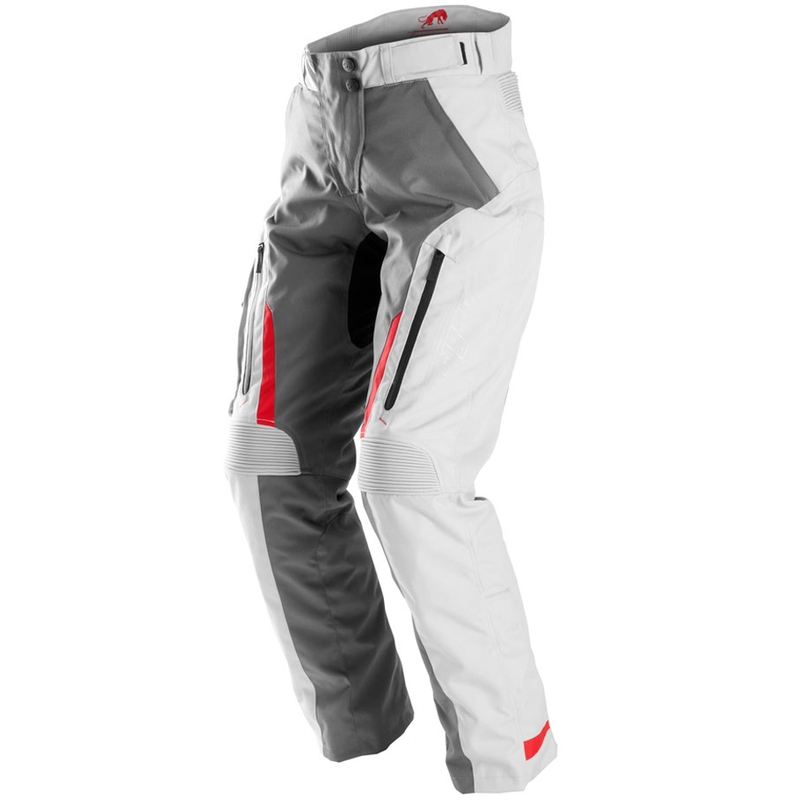 Furygan Killington Lady Damen Motorradhose grau-beige-rot