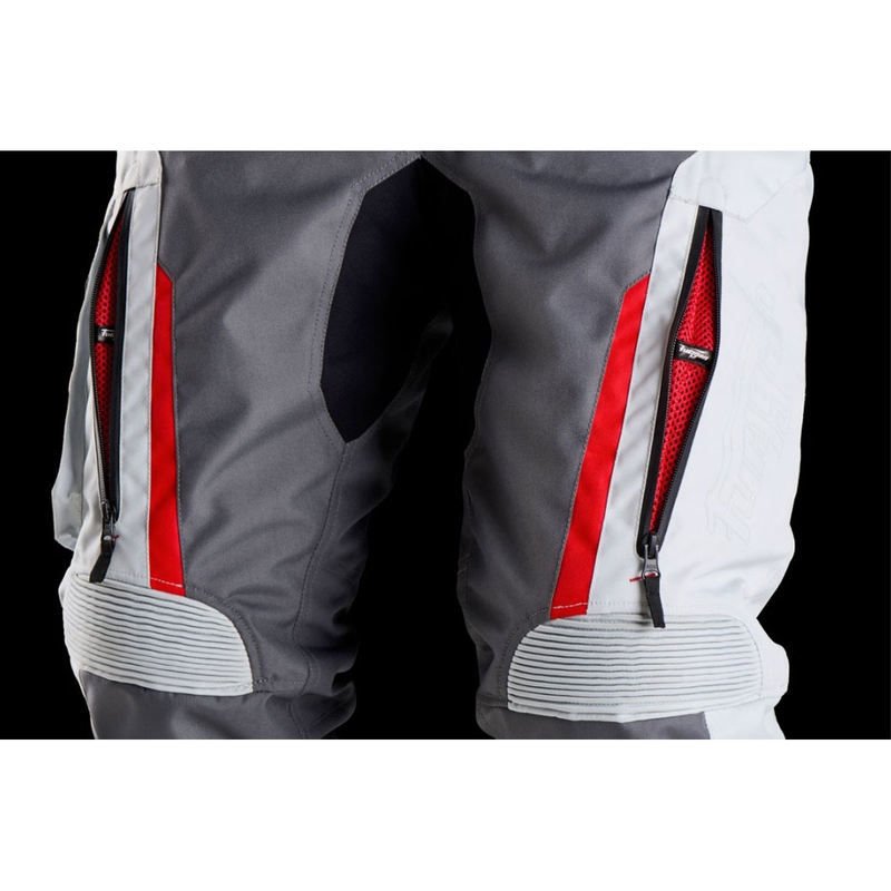 Furygan Killington Lady Damen Motorradhose grau-beige-rot